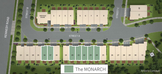 The Monarch Keyplan