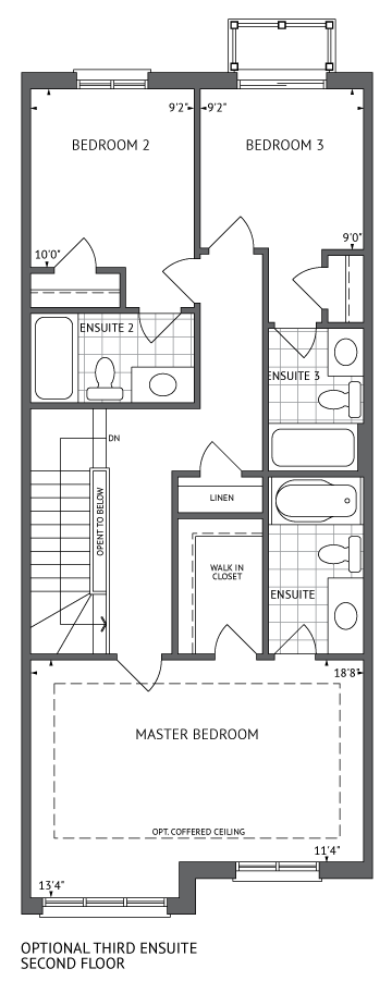 Optional Third Ensuite Second Floor